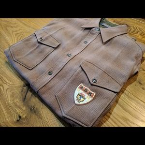 Pendleton Brown Flannel with Smokey ADK Patch | Size S/M